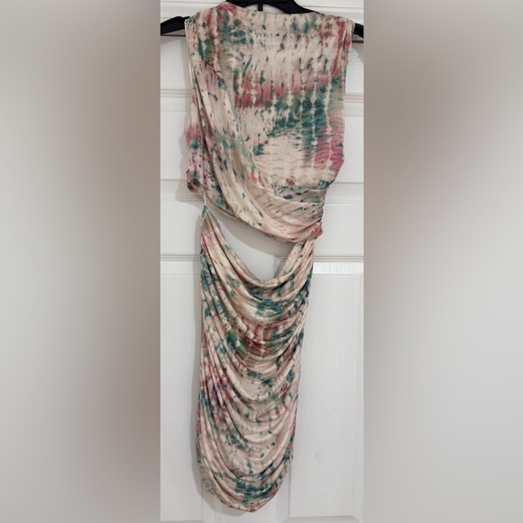 ZARA PRINTED CUT OUT MINI DRESS - Picture 12 of 16